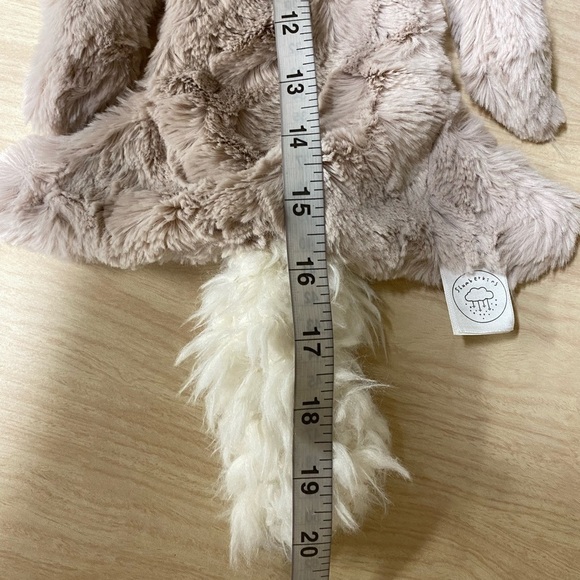 Slumberkins Dusty Pink Unicorn Snuggler Flat Plush Lovey Baby Security Blanket - Picture 5 of 6